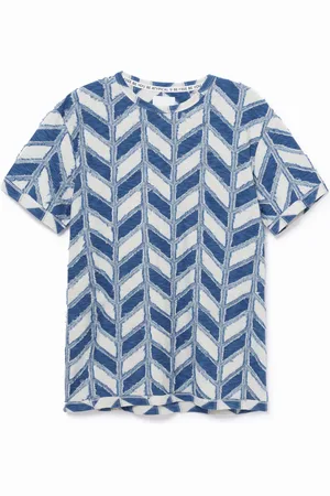 Desigual Maglietta geometrie sfilacciate