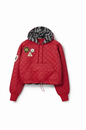 Desigual Felpa imbottita con toppe