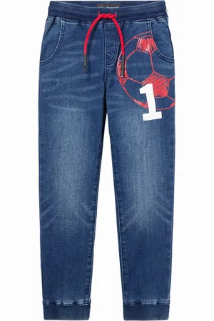 Desigual Jogger denim stampa