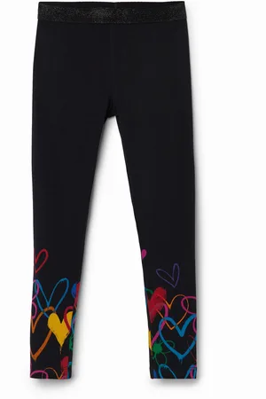 Desigual Leggings lunghi cuori