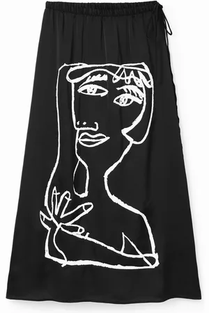 Desigual Gonna midi faccia arty