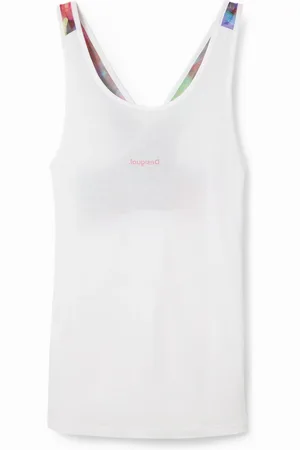 Desigual Canotta sportiva floreale
