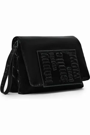 Desigual Borsa a tracolla piccola con messaggi