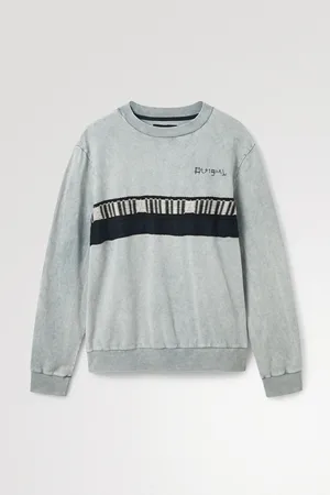 Desigual Maglione cotone fascia maglia