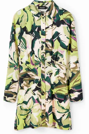 Desigual Abito chemisier corto fiori