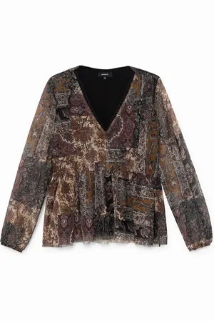Desigual Maglietta boho svasata
