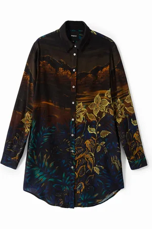 Desigual Camicia lunga hawaiana