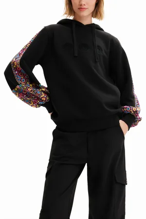 Desigual Felpa ricamo etnico