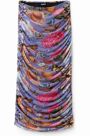 Desigual Gonna midi tulle slim