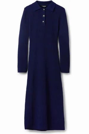 Desigual Abito midi costine