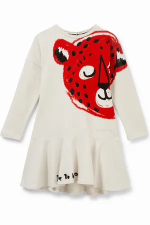 Desigual Vestito tipo maglietta balze