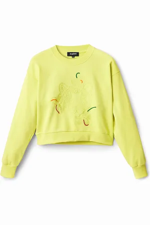 Desigual Felpa ampia con tigre