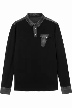 Desigual Polo ibrida maniche lunghe