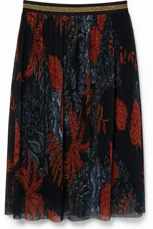 Desigual Gonna midi plissettata floreale