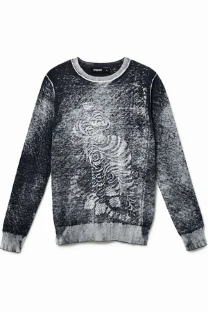 Desigual Maglione grigio tigre indÃ¹
