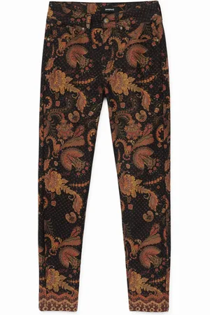 Desigual Pantaloni skinny etnici