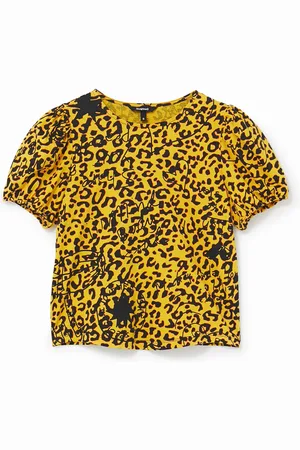 Desigual Maglietta manica corta stampa animalier
