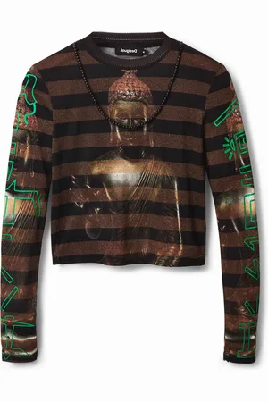 Desigual T-shirt righe Buddha