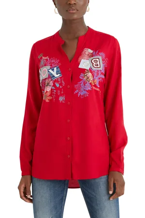 Desigual Camicia ricamo lettering