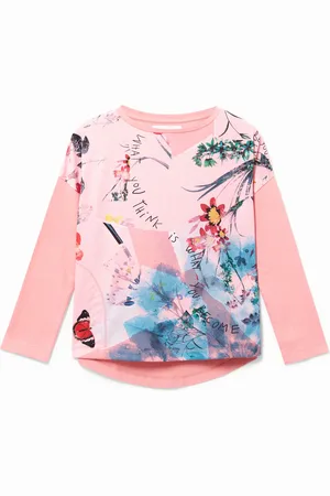 Desigual Maglietta oversize floreale