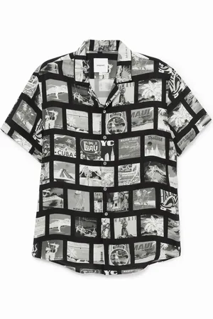 Desigual Camicia manica corta cartoline