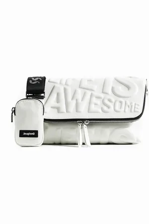 Desigual Borsa a tracolla "Life is Awesome"