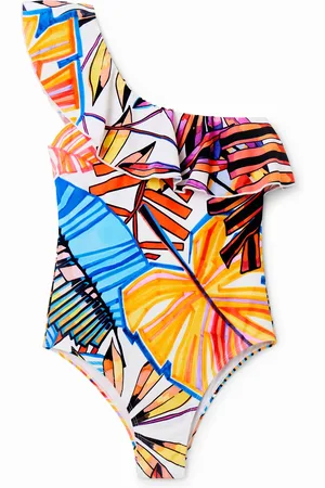 Desigual Costume intero asimmetrico balza