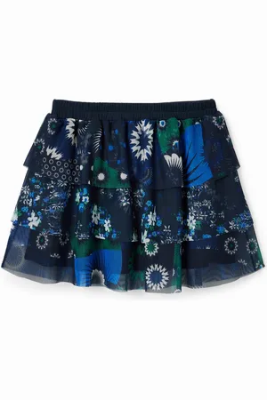 Desigual Minigonna tulle floreale