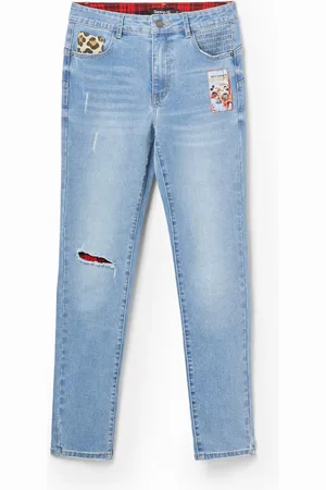 Desigual Jeans slim push-up Mickey Mouse