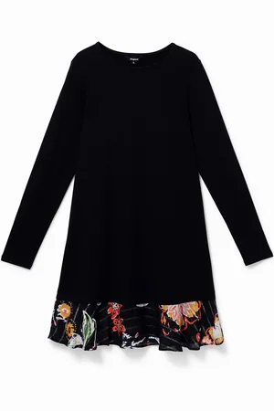 Desigual Vestito corto con fondo floreale