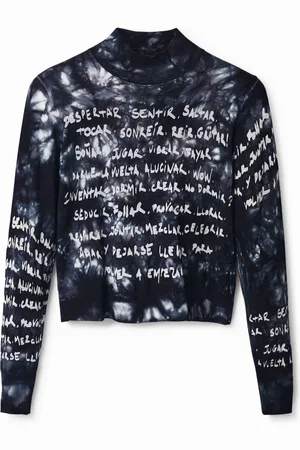 Desigual Maglione tie-dye Manifesto