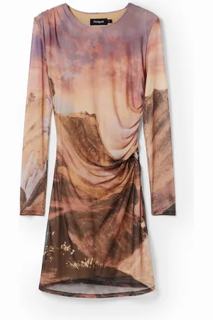 Desigual Mini abito slim paesaggio