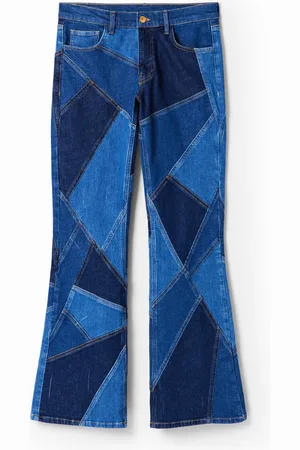 Desigual Jeans Flare patch MarÃa EscotÃ©