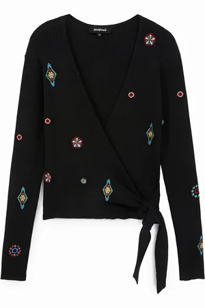 Desigual Maglione a maglia annodato