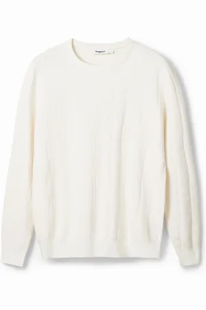 Desigual Maglia con motivo jacquard