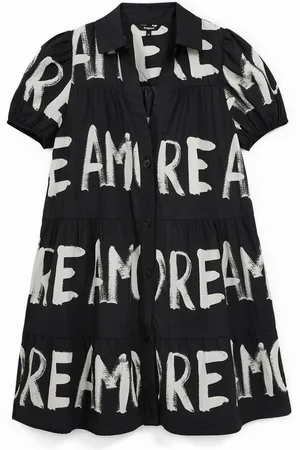 Desigual Vestito corto chemisier cotone