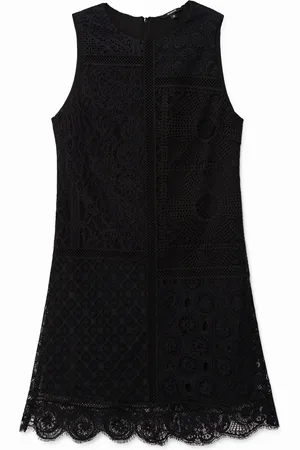 Desigual Vestito pizzo senza maniche