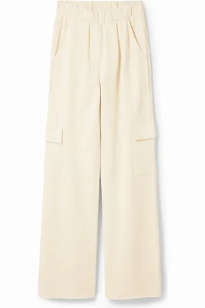 Desigual Pantaloni cargo Wide leg