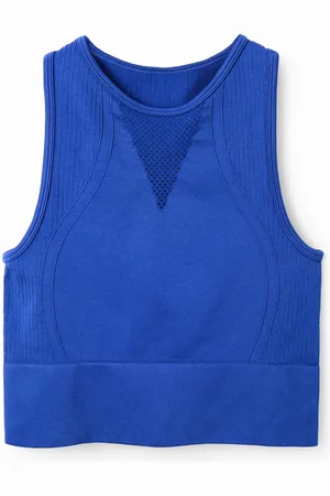 Desigual Top sportivo elasticizzato