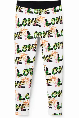 Desigual Leggings fiori Love