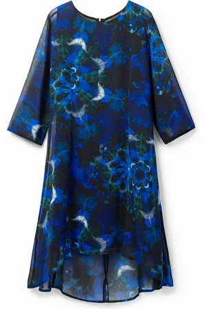 Desigual Vestito lungo mandala tie-dye