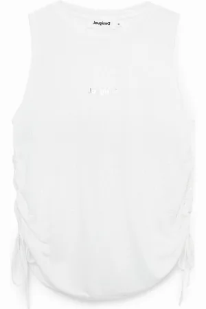 Desigual Maglietta floccata ruching