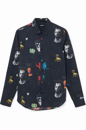 Desigual Camicia cotone stampa arty