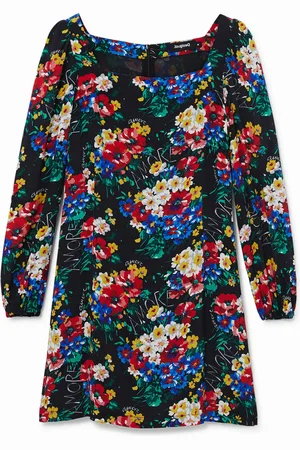 Desigual Vestito corto slim scollatura quadrata