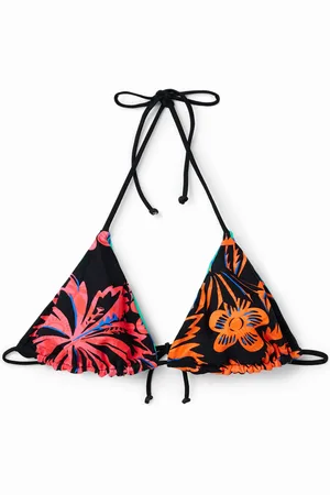 Desigual Top bikini triangolo reversibile