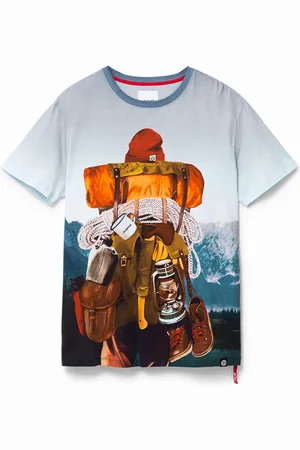 Desigual Maglietta paesaggio 100% cotone