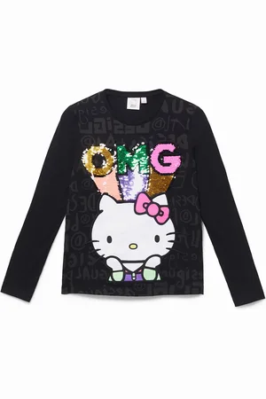 Desigual Maglietta basic paillettes reversibili