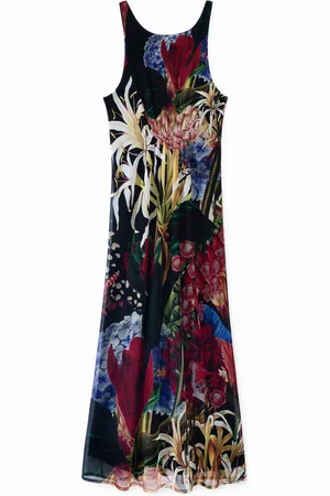 Desigual Vestito lungo floreale