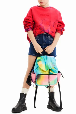 Desigual Felpa fiori acquerello