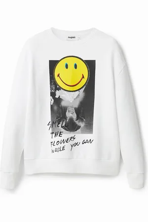 Desigual Felpa oversize SmileyÂ®
